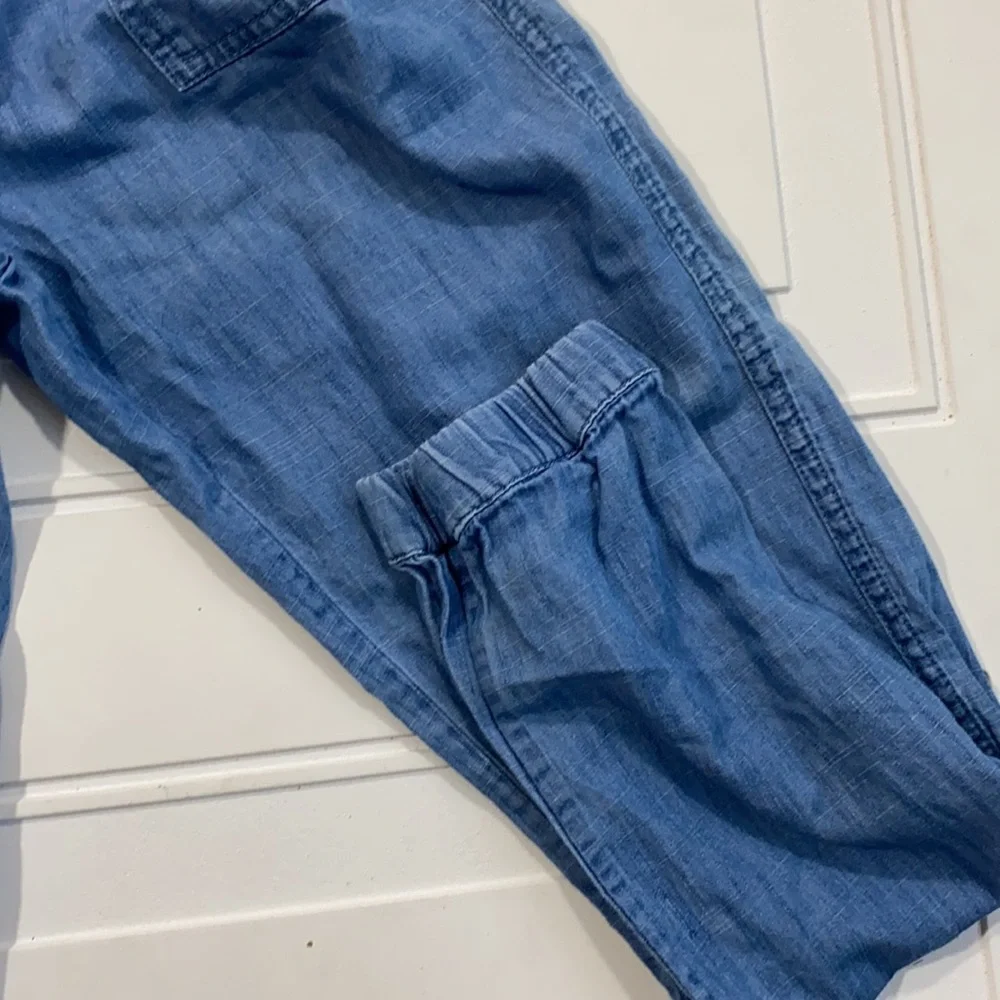 Boden Kids Tie-Waist Chambray Jogger 11Y - Picture 5 of 8